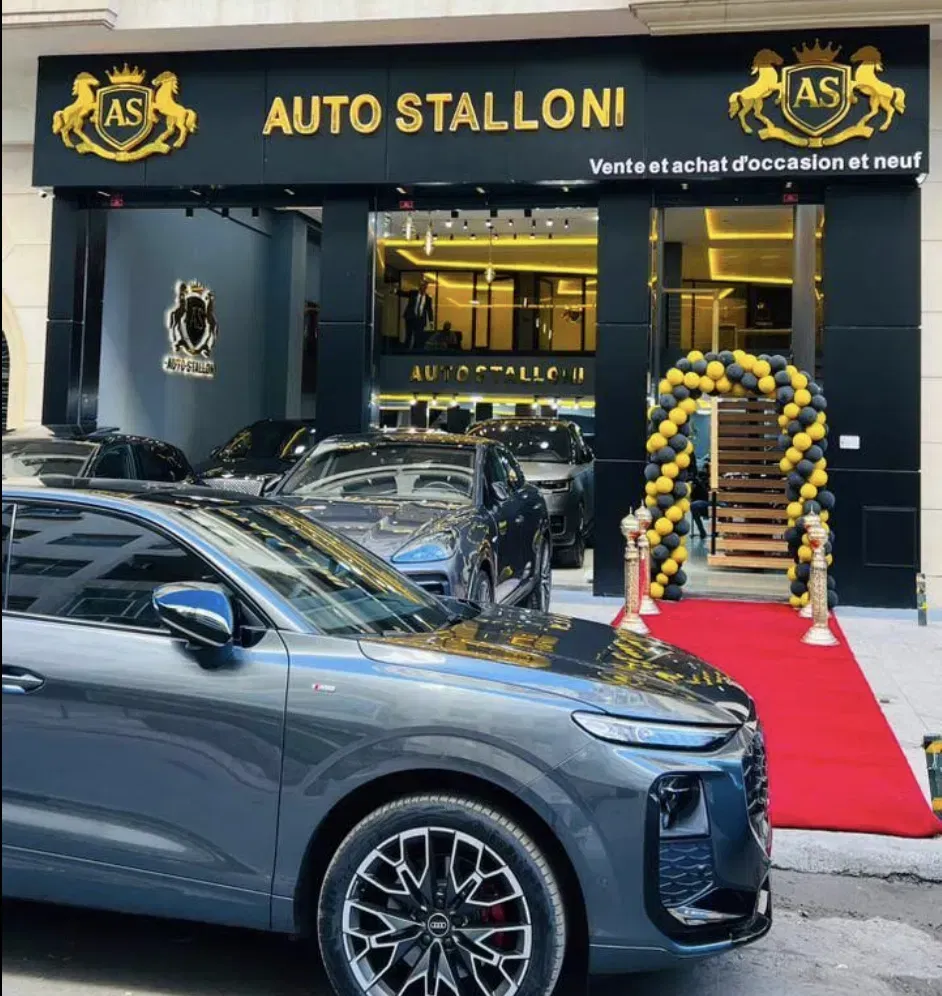 Devanture du showroom Auto Stalloni, Maarif Casablanca